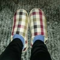 New Winter Home Indoor Keep Warm Plush Cotton Lover Comfortable Latticed Slipper Shoes