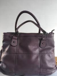 Lady Pure Color Vintage Handbags Shoulder Bags