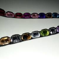 Unique Granular Crystal Beads Bra Shoulder Straps