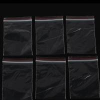 100Pcs Clear Jewelry Plastic Ziplock Reclosable Packing Bags