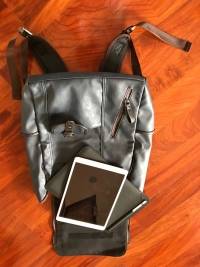 Vintage Men's PU Leather Backpack Shoulder Bag Briefcase Rucksack Laptop Bag