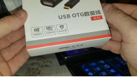 Unitek Micro USB Male to USB 2.0 Female OTG Black 20CM Data Cable For Mobile phone