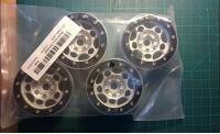 4PC 1.9inch Aluminum Beadlock Wheel Rims for 1/10 RC Crawler TRX4 #45 Car Parts