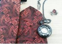DEFFRUN Antique Steampunk Hollow Mechanical Pendant Pocket Watch