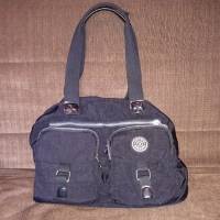 Women Nylon Large Capacity Multi Pocket Causal Functional Handbag Shoulder Bag Crossbody Bag