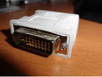 HDTV Monitor DVI-I (24+5 Pin) To VGA (15 Pin) Video Adapter Converter