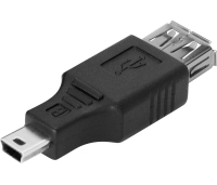  Mini USB Female To Male OTG Cable Adapter Plug For Tablet