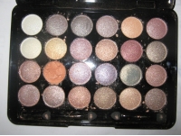 24 Colors Shimmer Eyeshadow Eye Shadow Palette Brush Makeup Cosmetic