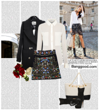 New Women's Nations Style Bead Decorative Pattern Short Skirt