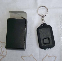 3 LED Portable Mini Solar Power Panel LED Flashlight Keychain