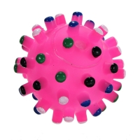 Pet Lovely Squeaker Sound Toy Chews Colorful Ball