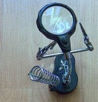 3.5X Third Helping Hand Clip Type Magnifying Glass
