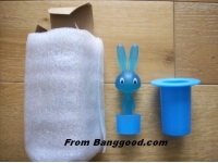 Funny Rabbit Toothpick Holder Box Plastic Tube