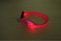 LED Dog Pet Flashing Light Up Safety Collar Multi-Color