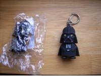 Luminous Sound Darth Vader LED Key Chain Black