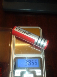 UltraFire 3.7V 18650 3000mAh Rechargeable Battery Red