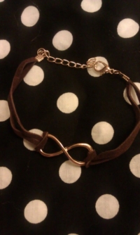 Leather Rope Infinity 8 Symbol Anchor Cross Weave Bracelet Bangle