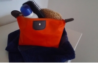 Waterproof Nylon Cosmetic Makeup Bag Handbag Purse Pouch Zipper 