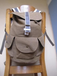 Men Women Rucksack School Bag Satchel Canvas Backpack Hiking Bag