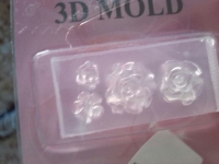 Random Pattern 6PCS 3D Nail Art Acrylic Mold