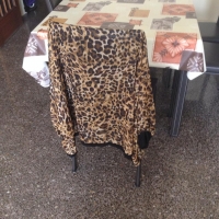 Zanzea Women Batwing Sleeve Leopard Print Chiffon Cardigan