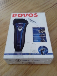  POVOS PS6305 Washable Electric Rechargeable Foil Razor Shaver