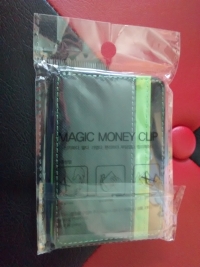 Flip Magic Money Clip Leather Wallet Credit Card Holder