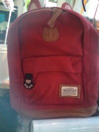 Girl Cute Canvas Cat Ear Backpack School Bag Women Travel Backpack