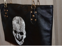Fashion Printing Skeleton Head Bag Personalized Popular Sling Bag