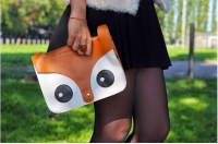Women Crossbody Bags Retro Messenger Bags Shoulder Bag Fox Phone Bags