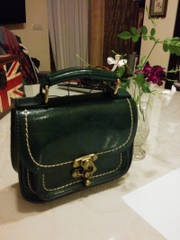 Fashion Women Mortise Lock Retro Small Bag Handbag Cross Body Bag