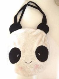 Cute Lovely Women Rabbit/Panda Pattern Handbag Plush Fur Shoulder Bag