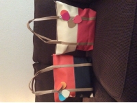Fashion Women Candy Color Pendant Bag Patchwork Color Block Handbag