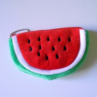 12cm Cute Fruit Watermelon Change Purse Pocket Mobile Phone Bag