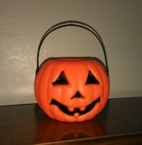 Halloween Bar Decorate Props Portable Pumpkin Jar 