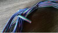 5M 4-Pin LED Extension Wire Connector Cable For 3528 5050 RGB Strip
