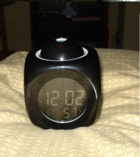 Multifunction LCD Talking Projection Alarm Clock Time & Temp Display