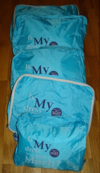 5pcs Nylon Luggage Storage Bags Travel Wash Bag 4 Colors