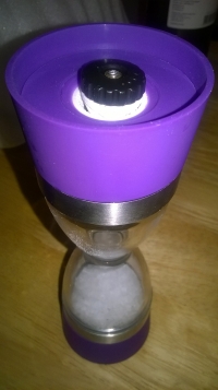 Dual Grind Salt Pepper Mill Salt Grinder Acrylic Kitchen Gadgets