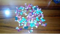 50pcs Christmas Decoration Sock Wooden Buttons 2 Holes Sewing Scrapbooking 