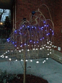 50 LED Solar Power Colorful Flower String Fairy Lights Xmas Wedding Garden Party Holiday Decor
