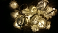 20 LED Romantic Rose Flower Fairy String Light For Wedding Party
