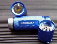 Convoy S2+ Blue L2 7135x8 3/5 Modes EDC LED Flashlight