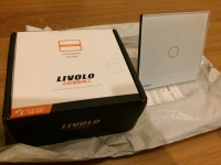 Livolo Glass Intelligent Touch Switch Panel Single Control Home Light