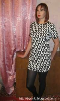 Casual Slim Grid Plaid Woven Geometric Print Short Sleeve Dress