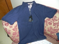Men's Cotton Lapel Golf Shirt Solid Color Casual Short Sleeve Tops Tees