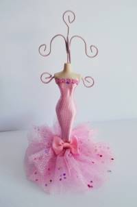 Mermaid Dress Mannequin Jewelry Earring Stand Display Holder