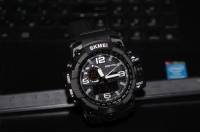 SKMEI 1155 Digital Analog Double Display Water Resistance Sport Men Wrist Watch