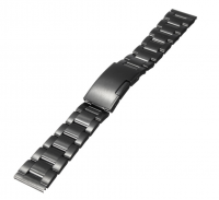 18mm 20mm 22mm 24mm Black Color Stainless Steel Watch Band