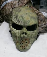 Airsoft Paintball Full Face Skull Mask Protection Outdoor Tactical Gear